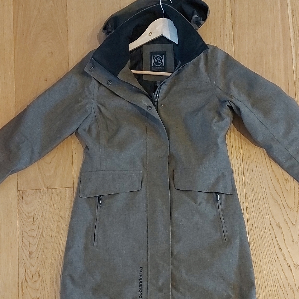 Women's Gray Hooded Jacket